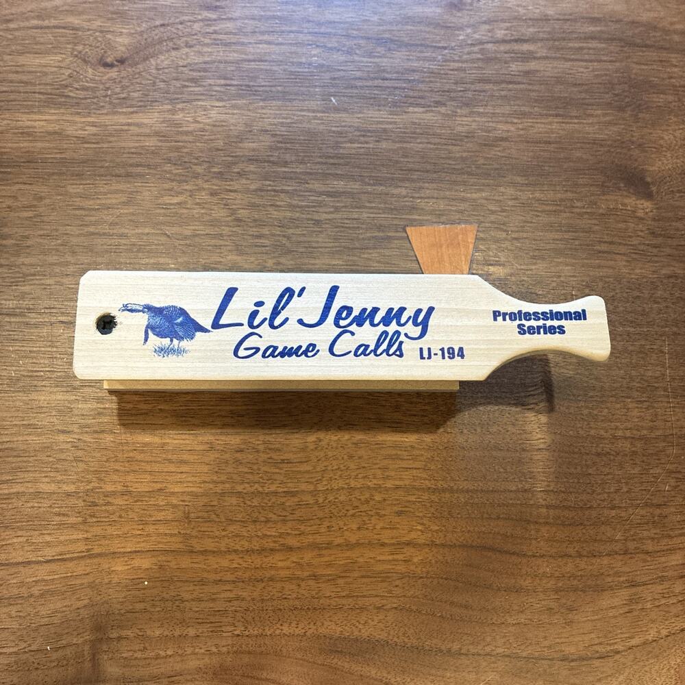Vintage Lil’ Jenny Game Calls LJ-194 Professional Series Turkey Hunting Box Call
